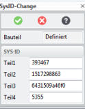 Creo Modeling SysID ändern change