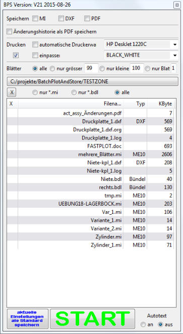 PTC Annotation Drucken Konvertieren