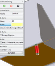 Creo Elements Direct SheetMetal Laser Markierung